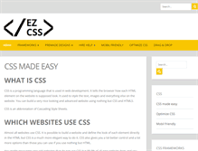 Tablet Screenshot of ez-css.org